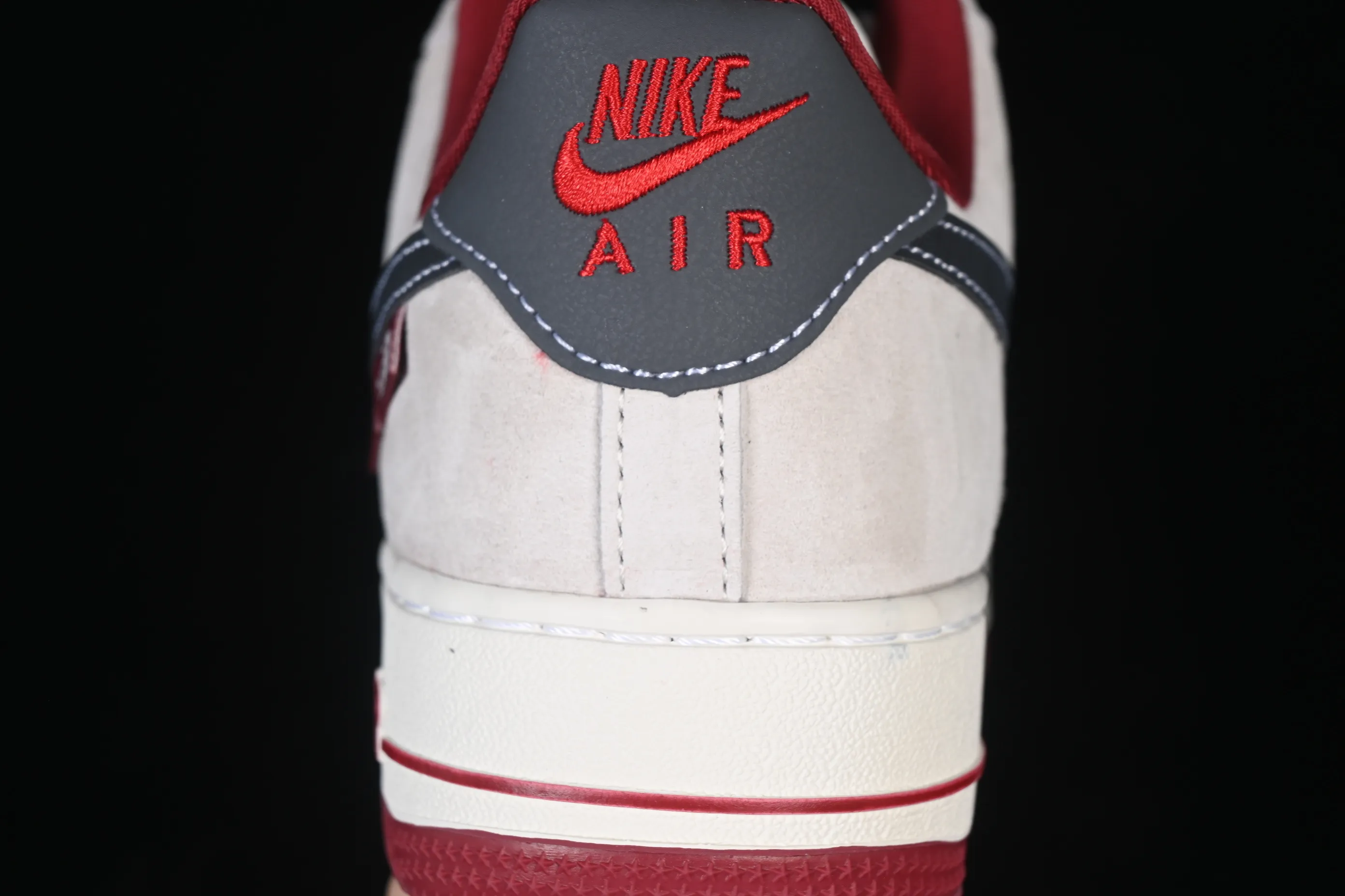 All categories Nk Air Force 1 Air Force series Nk Air Force 1 Low Air Force low-top Nike Air Force 1'07 Low Three-party joint burgundy gray Air Force 1 low-top casual sneakers SY1388-014